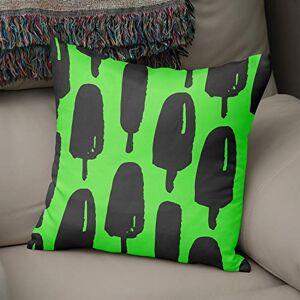 Bonamaison Decoratieve kussenhoes Neon groen & Fume, gooien kussenhoezen, home decoratieve kussenslopen voor woonkamer, bank, slaapkamer, maat: 43x43 cm ontworpen en vervaardigd in Turkije Bonamaison Decoratieve kussenhoes Neon groen & Fume, gooien kussenhoezen, home decoratieve kussenslopen voor woonkamer, bank, slaapkamer, maat: 43x43 cm ontworpen en vervaardigd in Turkije