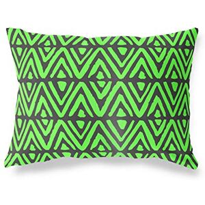 Bonamaison Neon Groen-Rook Decoratieve Kussensloop, Kussenhoezen Bank, Decoratieve Kussenhoesjes, Kussensloop; Sofa, Slaapkamer, Kantoor, Auto 45x60 Cm Ontworpen en vervaardigd in Turkije Bonamaison Neon Groen-Rook Decoratieve Kussensloop, Kussenhoezen Bank, Decoratieve Kussenhoesjes, Kussensloop; Sofa, Slaapkamer, Kantoor, Auto 45x60 Cm Ontworpen en vervaardigd in Turkije