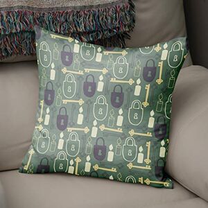 Bonamaison Decoratieve kussenhoes willekeurig patroon, gooien kussenhoezen, home decoratieve kussenslopen voor woonkamer, bank, slaapkamer, grootte: 43x43 cm ontworpen en vervaardigd in Turkije Bonamaison Decoratieve kussenhoes willekeurig patroon, gooien kussenhoezen, home decoratieve kussenslopen voor woonkamer, bank, slaapkamer, grootte: 43x43 cm ontworpen en vervaardigd in Turkije