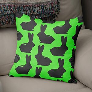 Bonamaison Decoratieve kussenhoes Neon groen & Fume, gooien kussenhoezen, home decoratieve kussenslopen voor woonkamer, bank, slaapkamer, maat: 43x43 cm ontworpen en vervaardigd in Turkije Bonamaison Decoratieve kussenhoes Neon groen & Fume, gooien kussenhoezen, home decoratieve kussenslopen voor woonkamer, bank, slaapkamer, maat: 43x43 cm ontworpen en vervaardigd in Turkije