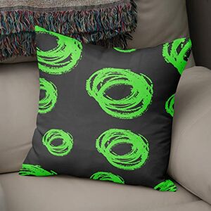 Bonamaison Decoratieve kussenhoes Neon groen & Fume, gooien kussenhoezen, home decoratieve kussenslopen voor woonkamer, bank, slaapkamer, maat: 43x43 cm ontworpen en vervaardigd in Turkije Bonamaison Decoratieve kussenhoes Neon groen & Fume, gooien kussenhoezen, home decoratieve kussenslopen voor woonkamer, bank, slaapkamer, maat: 43x43 cm ontworpen en vervaardigd in Turkije