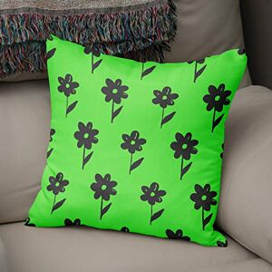 Bonamaison Decoratieve kussenhoes Neon groen & Fume, gooien kussenhoezen, home decoratieve kussenslopen voor woonkamer, bank, slaapkamer, maat: 43x43 cm ontworpen en vervaardigd in Turkije Bonamaison Decoratieve kussenhoes Neon groen & Fume, gooien kussenhoezen, home decoratieve kussenslopen voor woonkamer, bank, slaapkamer, maat: 43x43 cm ontworpen en vervaardigd in Turkije