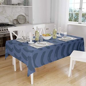 Bonamaison Tafelkleed, Anti-Mold, Sneldrogend, Waterdicht, 100% Polyester Tafellaken, Blauw, 140 x 160 Cm Ontworpen en Vervaardigd in Turkije Bonamaison Tafelkleed, Anti-Mold, Sneldrogend, Waterdicht, 100% Polyester Tafellaken, Blauw, 140 x 160 Cm Ontworpen en Vervaardigd in Turkije
