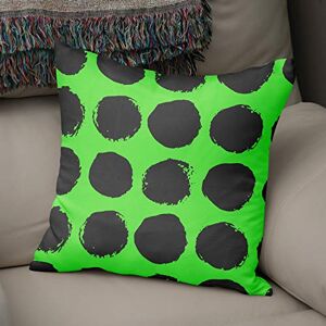 Bonamaison Decoratieve kussenhoes Neon groen & Fume, gooien kussenhoezen, home decoratieve kussenslopen voor woonkamer, bank, slaapkamer, maat: 43x43 cm ontworpen en vervaardigd in Turkije Bonamaison Decoratieve kussenhoes Neon groen & Fume, gooien kussenhoezen, home decoratieve kussenslopen voor woonkamer, bank, slaapkamer, maat: 43x43 cm ontworpen en vervaardigd in Turkije