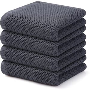 Kitinjoy 100% katoen wafelweefsel keukenhanddoeken, 4-pack superzachte en absorberende keukenhanddoeken voor het drogen van gerechten, keukenhanddoeken, 33 x 71 cm, donkergrijs Kitinjoy 100% katoen wafelweefsel keukenhanddoeken, 4-pack superzachte en absorberende keukenhanddoeken voor het drogen van gerechten, keukenhanddoeken, 33 x 71 cm, donkergrijs