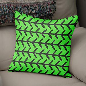 Bonamaison Decoratieve kussenhoes Neon groen & Fume, gooien kussenhoezen, home decoratieve kussenslopen voor woonkamer, bank, slaapkamer, maat: 43x43 cm ontworpen en vervaardigd in Turkije Bonamaison Decoratieve kussenhoes Neon groen & Fume, gooien kussenhoezen, home decoratieve kussenslopen voor woonkamer, bank, slaapkamer, maat: 43x43 cm ontworpen en vervaardigd in Turkije