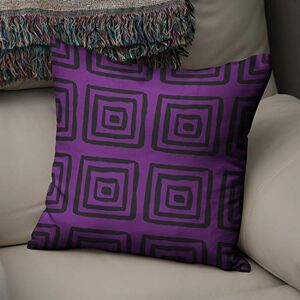 Bonamaison Decoratieve Kussensloop, Paars en zwart Kussenhoezen Bank, Zitkussen, Decoratieve Kussenhoesjes, Kussensloop; Sofa, Slaapkamer, Kantoor, Auto 43x43 Cm Ontworpen en Vervaardigd in Turkije Bonamaison Decoratieve Kussensloop, Paars en zwart Kussenhoezen Bank, Zitkussen, Decoratieve Kussenhoesjes, Kussensloop; Sofa, Slaapkamer, Kantoor, Auto 43x43 Cm Ontworpen en Vervaardigd in Turkije