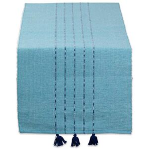 DII Tafelblad, Katoen, Blauwe Streep, Tafelloper, 14x72 DII Tafelblad, Katoen, Blauwe Streep, Tafelloper, 14x72