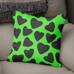 Bonamaison Decoratieve kussenhoes Neon groen & Fume, gooien kussenhoezen, home decoratieve kussenslopen voor woonkamer, bank, slaapkamer, maat: 43x43 cm ontworpen en vervaardigd in Turkije Bonamaison Decoratieve kussenhoes Neon groen & Fume, gooien kussenhoezen, home decoratieve kussenslopen voor woonkamer, bank, slaapkamer, maat: 43x43 cm ontworpen en vervaardigd in Turkije