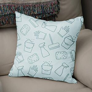 Bonamaison Decoratieve kussenhoes willekeurig patroon, gooien kussenhoezen, home decoratieve kussenslopen voor woonkamer, bank, slaapkamer, grootte: 43x43 cm ontworpen en vervaardigd in Turkije Bonamaison Decoratieve kussenhoes willekeurig patroon, gooien kussenhoezen, home decoratieve kussenslopen voor woonkamer, bank, slaapkamer, grootte: 43x43 cm ontworpen en vervaardigd in Turkije