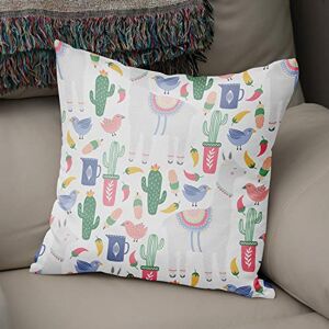 Bonamaison Decoratieve kussenhoes willekeurig patroon, gooien kussenhoezen, home decoratieve kussenslopen voor woonkamer, bank, slaapkamer, grootte: 43x43 cm ontworpen en vervaardigd in Turkije Bonamaison Decoratieve kussenhoes willekeurig patroon, gooien kussenhoezen, home decoratieve kussenslopen voor woonkamer, bank, slaapkamer, grootte: 43x43 cm ontworpen en vervaardigd in Turkije