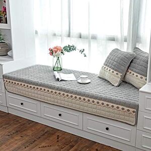 JeogYong Erkerraamkussen voor binnen, boerderij raam zitkussens binnen voor slaapkamer, antislip kussens/erkervensterbank, 90 x 210 cm, grijs JeogYong Erkerraamkussen voor binnen, boerderij raam zitkussens binnen voor slaapkamer, antislip kussens/erkervensterbank, 90 x 210 cm, grijs