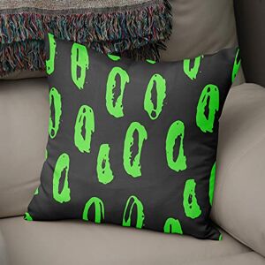 Bonamaison Decoratieve kussenhoes Neon groen & Fume, gooien kussenhoezen, home decoratieve kussenslopen voor woonkamer, bank, slaapkamer, maat: 43x43 cm ontworpen en vervaardigd in Turkije Bonamaison Decoratieve kussenhoes Neon groen & Fume, gooien kussenhoezen, home decoratieve kussenslopen voor woonkamer, bank, slaapkamer, maat: 43x43 cm ontworpen en vervaardigd in Turkije