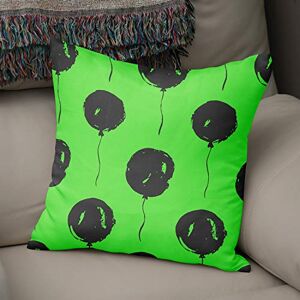 Bonamaison Decoratieve kussenhoes Neon groen & Fume, gooien kussenhoezen, home decoratieve kussenslopen voor woonkamer, bank, slaapkamer, maat: 43x43 cm ontworpen en vervaardigd in Turkije Bonamaison Decoratieve kussenhoes Neon groen & Fume, gooien kussenhoezen, home decoratieve kussenslopen voor woonkamer, bank, slaapkamer, maat: 43x43 cm ontworpen en vervaardigd in Turkije