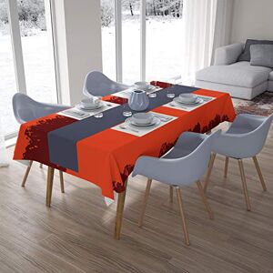 Bonamaison Tafelkleed, Anti-Mold, Sneldrogend, Waterdicht, 100% Polyester Tafellaken, Oranje Bordeaux, 140 x 200 Cm Ontworpen en Vervaardigd in Turkije Bonamaison Tafelkleed, Anti-Mold, Sneldrogend, Waterdicht, 100% Polyester Tafellaken, Oranje Bordeaux, 140 x 200 Cm Ontworpen en Vervaardigd in Turkije