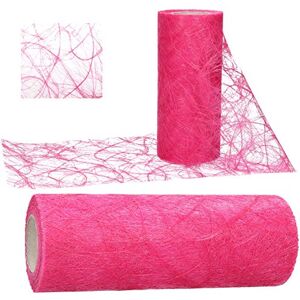AmaCasa Tafelloper Sizoweb 20 cm/25 m Tafelloper Wedding Communie (Fuchsia) AmaCasa Tafelloper Sizoweb 20 cm/25 m Tafelloper Wedding Communie (Fuchsia)