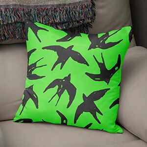 Bonamaison Decoratieve kussenhoes Neon groen & Fume, gooien kussenhoezen, home decoratieve kussenslopen voor woonkamer, bank, slaapkamer, maat: 43x43 cm ontworpen en vervaardigd in Turkije Bonamaison Decoratieve kussenhoes Neon groen & Fume, gooien kussenhoezen, home decoratieve kussenslopen voor woonkamer, bank, slaapkamer, maat: 43x43 cm ontworpen en vervaardigd in Turkije