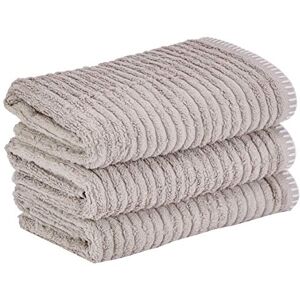Heckett Lane Bath Hand Towel, 60% Bamboo Viscose, 40% Cotton, Glacier Grey, 50 x 100 Cm, 3.0 Pieces Heckett Lane Bath Hand Towel, 60% Bamboo Viscose, 40% Cotton, Glacier Grey, 50 x 100 Cm, 3.0 Pieces