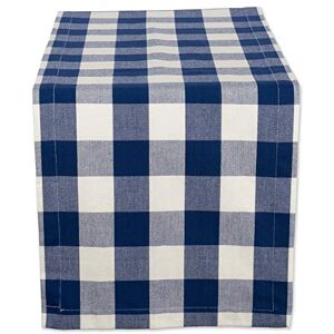 DII Buffalo Check Collection Boerderij Klassieke Tafelloper, 14" x 72", Navy en Crème DII Buffalo Check Collection Boerderij Klassieke Tafelloper, 14" x 72", Navy en Crème