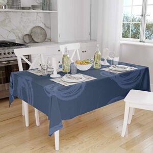 Bonamaison Tafelkleed, Anti-Mold, Sneldrogend, Waterdicht, 100% Polyester Tafellaken, Blauw, 140 x 160 Cm Ontworpen en Vervaardigd in Turkije Bonamaison Tafelkleed, Anti-Mold, Sneldrogend, Waterdicht, 100% Polyester Tafellaken, Blauw, 140 x 160 Cm Ontworpen en Vervaardigd in Turkije
