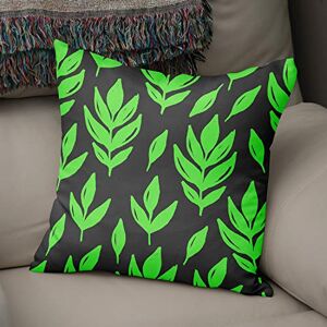 Bonamaison Decoratieve kussenhoes Neon groen & Fume, gooien kussenhoezen, home decoratieve kussenslopen voor woonkamer, bank, slaapkamer, maat: 43x43 cm ontworpen en vervaardigd in Turkije Bonamaison Decoratieve kussenhoes Neon groen & Fume, gooien kussenhoezen, home decoratieve kussenslopen voor woonkamer, bank, slaapkamer, maat: 43x43 cm ontworpen en vervaardigd in Turkije