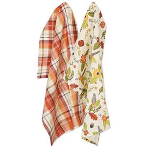 DII Bedrukte & Geruite vaatdoek Set, Katoen, Bloemen Plaid, 18x28 DII Bedrukte & Geruite vaatdoek Set, Katoen, Bloemen Plaid, 18x28