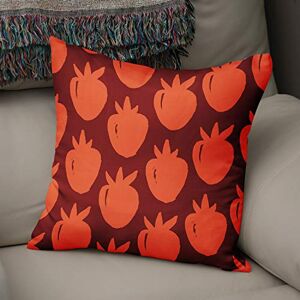 Bonamaison Decoratieve kussenhoes Oranje & Bordeux, gooien kussenhoezen, home decoratieve kussenslopen voor woonkamer, bank, slaapkamer, maat: 43x43 cm ontworpen en vervaardigd in Turkije Bonamaison Decoratieve kussenhoes Oranje & Bordeux, gooien kussenhoezen, home decoratieve kussenslopen voor woonkamer, bank, slaapkamer, maat: 43x43 cm ontworpen en vervaardigd in Turkije