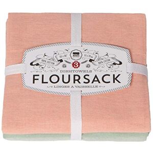 Now Designs Floursack Keukenhanddoeken, sneldrogend, katoenen handdoekenset, 3 stuks, dageraad/eucalyptus/mist, 50 x 76 cm Now Designs Floursack Keukenhanddoeken, sneldrogend, katoenen handdoekenset, 3 stuks, dageraad/eucalyptus/mist, 50 x 76 cm