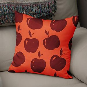 Bonamaison Decoratieve kussenhoes Oranje & Bordeux, gooien kussenhoezen, home decoratieve kussenslopen voor woonkamer, bank, slaapkamer, maat: 43x43 cm ontworpen en vervaardigd in Turkije Bonamaison Decoratieve kussenhoes Oranje & Bordeux, gooien kussenhoezen, home decoratieve kussenslopen voor woonkamer, bank, slaapkamer, maat: 43x43 cm ontworpen en vervaardigd in Turkije