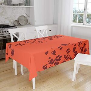 Bonamaison Tafelkleed, Anti-Mold, Sneldrogend, Waterdicht, 100% Polyester Tafellaken, Oranje Bordeaux, 140 x 160 Cm Ontworpen en Vervaardigd in Turkije Bonamaison Tafelkleed, Anti-Mold, Sneldrogend, Waterdicht, 100% Polyester Tafellaken, Oranje Bordeaux, 140 x 160 Cm Ontworpen en Vervaardigd in Turkije