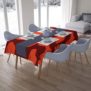 Bonamaison Tafelkleed, Anti-Mold, Sneldrogend, Waterdicht, 100% Polyester Tafellaken, Oranje Bordeaux, 140 x 200 Cm Ontworpen en Vervaardigd in Turkije Bonamaison Tafelkleed, Anti-Mold, Sneldrogend, Waterdicht, 100% Polyester Tafellaken, Oranje Bordeaux, 140 x 200 Cm Ontworpen en Vervaardigd in Turkije