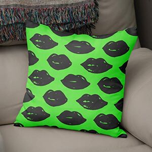 Bonamaison Decoratieve kussenhoes Neon groen & Fume, gooien kussenhoezen, home decoratieve kussenslopen voor woonkamer, bank, slaapkamer, maat: 43x43 cm ontworpen en vervaardigd in Turkije Bonamaison Decoratieve kussenhoes Neon groen & Fume, gooien kussenhoezen, home decoratieve kussenslopen voor woonkamer, bank, slaapkamer, maat: 43x43 cm ontworpen en vervaardigd in Turkije