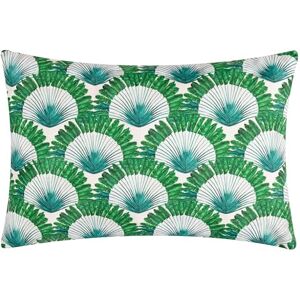 furn. Dellacorte Bedrukt Outdoor Polyester Gevuld Kussen Groen 40x60cm furn. Dellacorte Bedrukt Outdoor Polyester Gevuld Kussen Groen 40x60cm