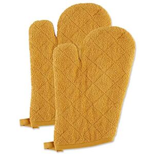 DII Basic Terry Collection 100% katoen gewatteerd, ovenwant, honinggoud 2-delig DII Basic Terry Collection 100% katoen gewatteerd, ovenwant, honinggoud 2-delig