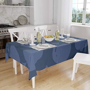 Bonamaison Tafelkleed, Anti-Mold, Sneldrogend, Waterdicht, 100% Polyester Tafellaken, Blauw, 140 x 160 Cm Ontworpen en Vervaardigd in Turkije Bonamaison Tafelkleed, Anti-Mold, Sneldrogend, Waterdicht, 100% Polyester Tafellaken, Blauw, 140 x 160 Cm Ontworpen en Vervaardigd in Turkije