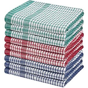 HomeSmith 9pc theedoeken, pluisvrij absorberende katoenen rijke cateringdoeken, vaatdoeken en keukenhanddoeken. HomeSmith 9pc theedoeken, pluisvrij absorberende katoenen rijke cateringdoeken, vaatdoeken en keukenhanddoeken.