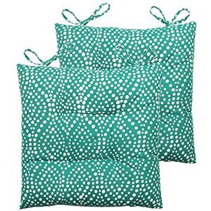 furn. Geometrische Ogi Zitkussen, Teal, 43 x 43cm furn. Geometrische Ogi Zitkussen, Teal, 43 x 43cm