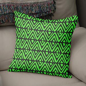 Bonamaison Decoratieve kussenhoes Neon groen & Fume, gooien kussenhoezen, home decoratieve kussenslopen voor woonkamer, bank, slaapkamer, maat: 43x43 cm ontworpen en vervaardigd in Turkije Bonamaison Decoratieve kussenhoes Neon groen & Fume, gooien kussenhoezen, home decoratieve kussenslopen voor woonkamer, bank, slaapkamer, maat: 43x43 cm ontworpen en vervaardigd in Turkije