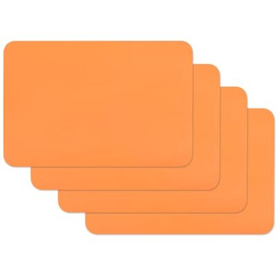 Venilia Oranje Polypropyleen Placemat Set Venilia Oranje Polypropyleen Placemat Set