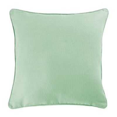 Douceur d'Intérieur , Kussensloop, 40 x 40 cm, salie, katoen, effen kleur, Panama Douceur d'Intérieur , Kussensloop, 40 x 40 cm, salie, katoen, effen kleur, Panama