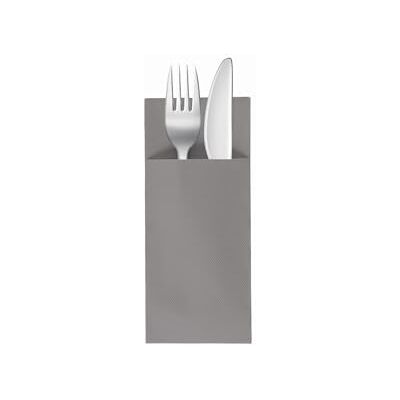 VelaHub Soft Point 50 Bestekservetten, hoogwaardig, wegwerpservetten, 32 x 38 cm, grijs VelaHub Soft Point 50 Bestekservetten, hoogwaardig, wegwerpservetten, 32 x 38 cm, grijs