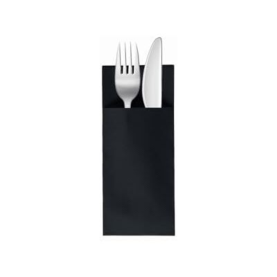 VelaHub Soft Point 50 Bestekservetten, hoogwaardig, wegwerpservetten, 32 x 38 cm, zwart VelaHub Soft Point 50 Bestekservetten, hoogwaardig, wegwerpservetten, 32 x 38 cm, zwart