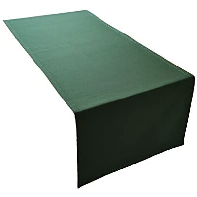Lemos Home Hoogwaardige tafelloper tafellinnen uit 100% katoen Collectie Concept, kleur en grootte naar keuze (tafelloper 45x150cm, olijfgroen) Lemos Home Hoogwaardige tafelloper tafellinnen uit 100% katoen Collectie Concept, kleur en grootte naar keuze (tafelloper 45x150cm, olijfgroen)
