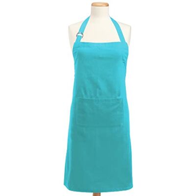 DII Katoenen verstelbare keukenschort met zak en extra lange banden, 32 x 28, commerciële schort voor heren en dames voor koken, bakken, knutselen, tuinieren, barbecue-rood DII Katoenen verstelbare keukenschort met zak en extra lange banden, 32 x 28, commerciële schort voor heren en dames voor koken, bakken, knutselen, tuinieren, barbecue-rood