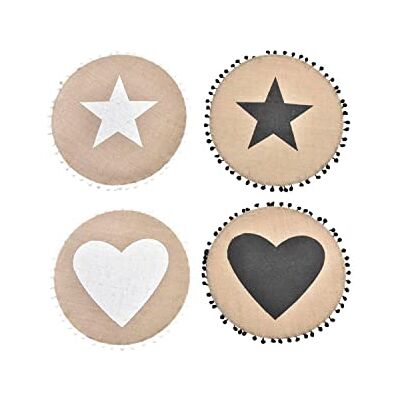Dkd Home Decor Zwarte linnen tafelkleed - Tafelkleed Dkd Home Decor Zwarte linnen tafelkleed - Tafelkleed