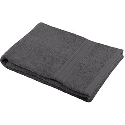 Stof Lovely CASA Badhanddoek, afmetingen 30 x 50 cm, 100% biologisch katoen, kleur antraciet, model Lagune, badlinnen, wasbaar op 40, uitzonderlijke kwaliteit Stof Lovely CASA Badhanddoek, afmetingen 30 x 50 cm, 100% biologisch katoen, kleur antraciet, model Lagune, badlinnen, wasbaar op 40, uitzonderlijke kwaliteit