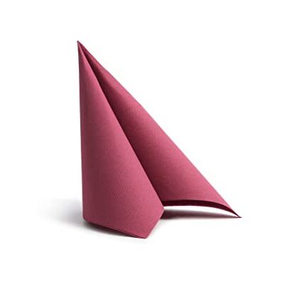 Alvotex Soft Point 50 servetten, hoogwaardige wegwerpservetten, 38x38 cm, bordeauxrood Alvotex Soft Point 50 servetten, hoogwaardige wegwerpservetten, 38x38 cm, bordeauxrood