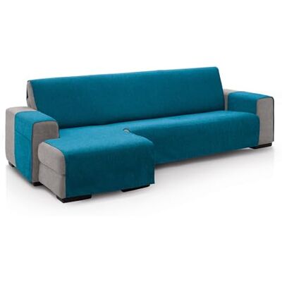 ECOMMERC3 Chaise longue-bankhoes voor linkerarm, rugleuning 280 cm, bekleding chaise longue, blauw, zacht, 100% Made in Spain ECOMMERC3 Chaise longue-bankhoes voor linkerarm, rugleuning 280 cm, bekleding chaise longue, blauw, zacht, 100% Made in Spain