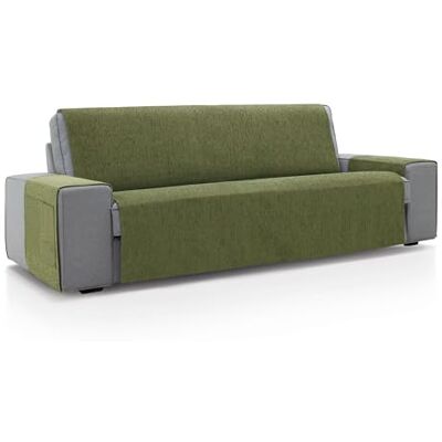 ECOMMERC3 Bankhoes voor 3-zits, 160 x 220 cm, bankovertrek, kleur: groen, zacht, 100% Made in Spain ECOMMERC3 Bankhoes voor 3-zits, 160 x 220 cm, bankovertrek, kleur: groen, zacht, 100% Made in Spain