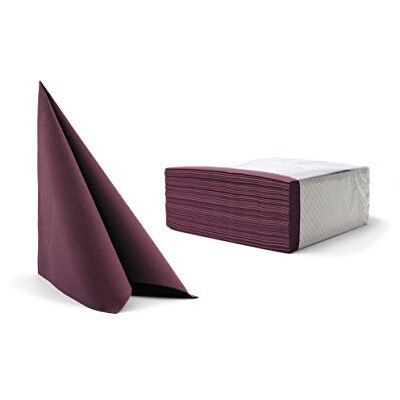 Alvotex Airlaid servetten 40x40cm 50/1 PLUM (662) Alvotex Airlaid servetten 40x40cm 50/1 PLUM (662)